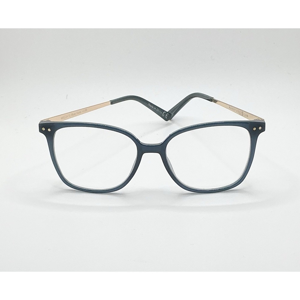 Max Studio Reading Glasses MSC2415‎ Blue Gold +2.00 Frames
